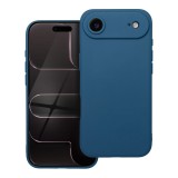 OEM iPhone Air szilikon tok, telefon tok, hátlaptok, matt, kék, Matt case