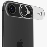 OEM iPhone Air üvegfólia, tempered glass, 3D, edzett, kamera védő, lencsevédő