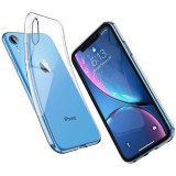 OEM iPhone XR szilikon tok, hátlaptok, telefon tok, vékony, átlátszó, 0.5mm
