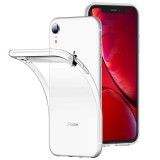 OEM iPhone XR szilikon tok, hátlaptok, telefon tok, vékony, átlátszó, 1mm