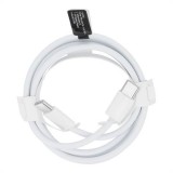 OEM Kábel type-C - type-C 3.0 PD 30W HD26 BOX fehér 1 méter