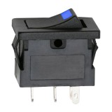 OEM Kapcsoló billenő LED-es 2 állású 12V 15A 09027KE kék