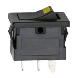 OEM Kapcsoló billenő LED-es 2 állású 12V 15A 09027SE sárga