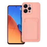 OEM Kártyatartós tok XIAOMI Redmi 12 4G rózsaszín