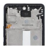 OEM LCD kijelző SAMSUNG A53 A536 INCELL készülékhez kerettel - ALKATRÉSZ!