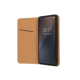 OEM LEATHER CASE SMART PRO könyvtok iPhone 16 Pro - fekete