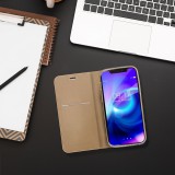 OEM LUNA könyvtok Samsung Galaxy S25 Ultra - arany színű