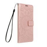 OEM MEZZO könyvtok iPhone 16 Plus - rózsaarany mandala