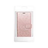 OEM MEZZO könyvtok Xiaomi Redmi 14C - rózsaarany színű "mandala"