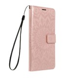 OEM MEZZO könyvtok XIAOMI Redmi NOTE 13 PRO 5G mandala rózsaarany