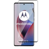 OEM Motorola Edge 30 Ultra 5G üvegfólia, tempered glass, előlapi, 5D, edzett, hajlított, fekete kerettel