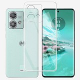 OEM Motorola Edge 40 Neo 5G szilikon tok, hátlaptok, telefon tok, vastag, átlátszó, 2mm, Clear
