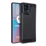 OEM Motorola Edge 40 Pro 5G szilikon tok, hátlaptok, telefon tok, karbon mintás, fekete, Carbon case