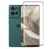 OEM Motorola Edge 50 5G üvegfólia, tempered glass, előlapi, 5D, edzett, hajlított, fekete kerettel