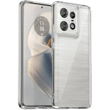 OEM Motorola Edge 50 Pro 5G szilikon tok, telefon tok, hátlaptok, átlátszó, vastag, 2mm