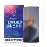 OEM Motorola Edge 60 Fusion 5G üvegfólia, tempered glass, előlapi, 5D, hajlított, edzett, fekete kerettel