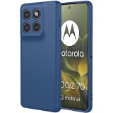 OEM Motorola Edge 70 5G szilikon tok, hátlaptok, telefon tok, matt, kék