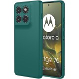 OEM Motorola Edge 70 5G szilikon tok, hátlaptok, telefon tok, matt, zöld
