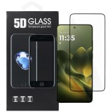 OEM Motorola Edge 70 5G üvegfólia – teljes képernyős, edzett, fekete keretes 5D tempered glass