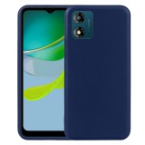 OEM Motorola Moto E13 szilikon tok, hátlaptok, telefon tok, matt, sötétkék
