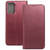 OEM Motorola Moto G06 könyvtok, fliptok, telefon tok, bankkártyatartós, mágneszáras, bordó, Smart Magneto