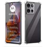 OEM Motorola Moto G15 / G15 Power / G17 / G17 Power szilikon tok, hátlaptok, telefon tok, erősített sarkokkal, átlátszó, Anti Shock, 1.5mm