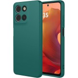 OEM Motorola Moto G15 szilikon tok, hátlaptok, telefon tok, matt, zöld