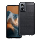 OEM Motorola Moto G34 5G szilikon tok, hátlaptok, telefon tok, karbon mintás, fekete, Carbon case