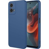 OEM Motorola Moto G34 5G szilikon tok, hátlaptok, telefon tok, matt, sötétkék