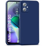 OEM Motorola Moto G54 5G szilikon tok, hátlaptok, telefon tok, matt, sötétkék