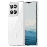 OEM Motorola Moto G56 5G Clear MagSafe szilikon tok – 2 mm vastag, átlátszó hátlaptok, kamera védelemmel
