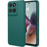 OEM Motorola Moto G56 5G szilikon tok, hátlaptok, telefon tok, matt, zöld