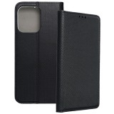 OEM Motorola Moto G75 5G könyvtok, fliptok, telefon tok, bankkártyatartós, mágneszáras, fekete, Smart Case book