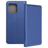 OEM Motorola Moto G86 5G könyvtok, fliptok, telefon tok, bankkártyatartós, mágneszáras, sötétkék, Smart Case book