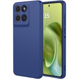 OEM Motorola Moto G86 Power 5G szilikon tok, hátlaptok, telefon tok, matt, sötétkék