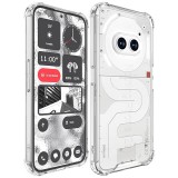 OEM Nothing Phone (2a) szilikon tok, hátlaptok, telefon tok, erősített sarkokkal, kamera védelemmel, átlátszó, Anti Shock, 1.5mm
