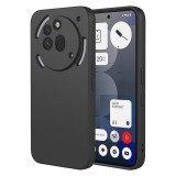 OEM Nothing Phone (3a) Pro szilikon tok, telefon tok, hátlaptok, matt, fekete, Matt case