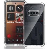 OEM Nothing Phone (3a) szilikon tok, hátlaptok, telefon tok, erősített sarkokkal, kamera védelemmel, átlátszó, Anti Shock, 1.5mm