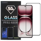 OEM Oppo Reno12 Pro 5G üvegfólia, tempered glass, előlapi, 5D, edzett, hajlított, fekete kerettel
