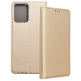 OEM Realme 9 5G / Realme 9 Pro 5G könyvtok, fliptok, telefon tok, bankkártyatartós, mágneszáras, arany, Smart Case book