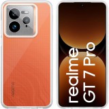 OEM Realme GT7 Pro 5G szilikon tok, hátlaptok, telefon tok, vastag, átlátszó, kamera védelemmel, 2mm, Clear case