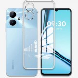OEM Realme Note 60 szilikon tok, hátlaptok, telefon tok, vastag, átlátszó, 2mm