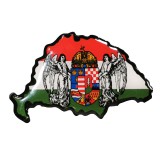 OEM Régi Magyarország címeres műgyantás matrica 081