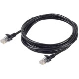 OEM RJ45 CAT6 UTP - RJ45 CAT6 UTP M/M adatkábel 5m fekete LSOH