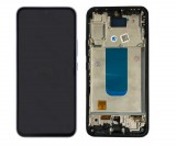 OEM Samsung A546 Galaxy A54 5G (2023) fekete LCD kijelző érintővel és kerettel (Oled)