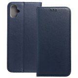 OEM Samsung Galaxy A05 könyvtok, fliptok, telefon tok, bankkártyatartós, mágneszáras, sötétkék, Smart Magneto