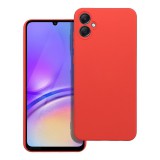 OEM Samsung Galaxy A05 szilikon tok, hátlaptok, telefon tok, velúr belsővel, matt, barack színű, Silicone