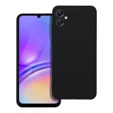 OEM Samsung Galaxy A05 szilikon tok, hátlaptok, telefon tok, velúr belsővel, matt, fekete, Silicone
