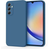 OEM Samsung Galaxy A05s szilikon tok, hátlaptok, telefon tok, matt, sötétkék