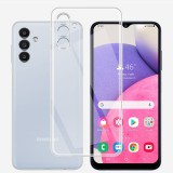 OEM Samsung Galaxy A05s szilikon tok, hátlaptok, telefon tok, vastag, kamera védelemmel, átlátszó, 2mm